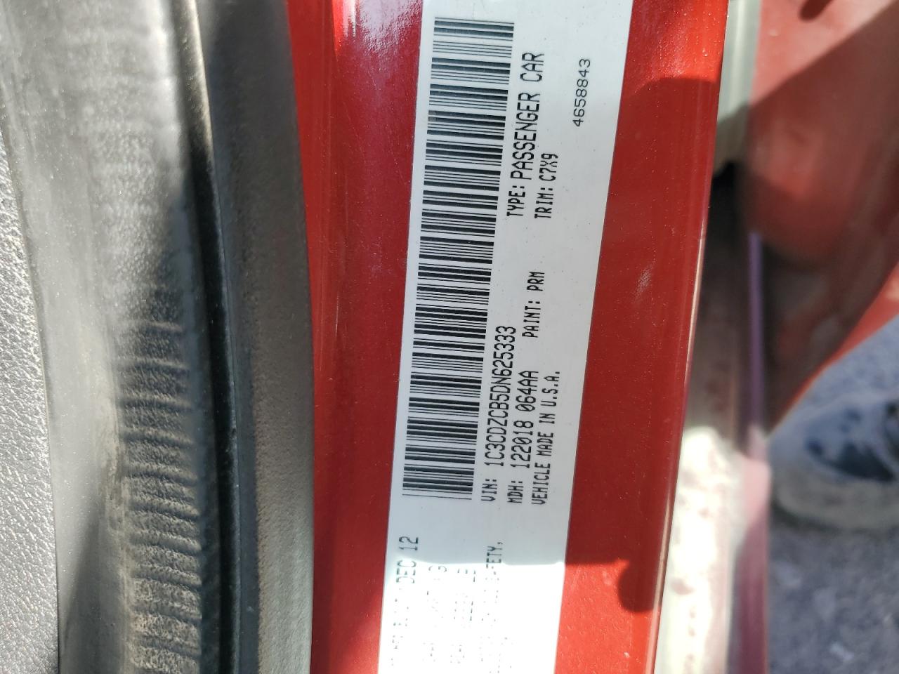 2013 Dodge Avenger Sxt VIN: 1C3CDZCB5DN625333 Lot: 49266074