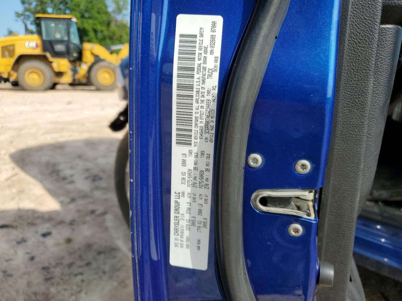 2014 Ram 1500 St VIN: 3C6RR6KTXEG234020 Lot: 64557584