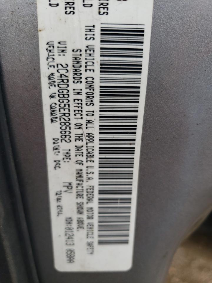 VIN 2C4RDGBG5ER285662 2014 DODGE CARAVAN no.13