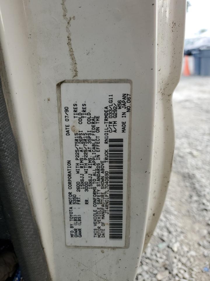 1990 Toyota Pickup 1/2 Ton Short Wheelbase Dlx VIN: JT4RN01P7L7040690 Lot: 67614704