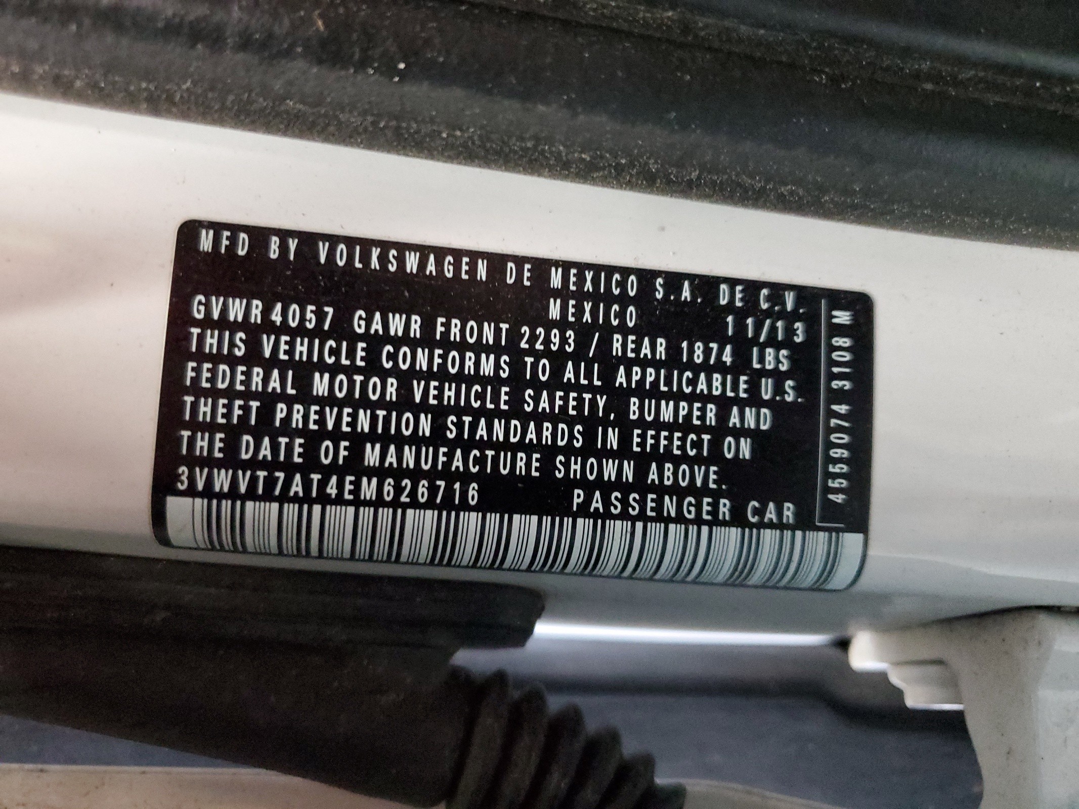 3VWVT7AT4EM626716 2014 Volkswagen Beetle Turbo