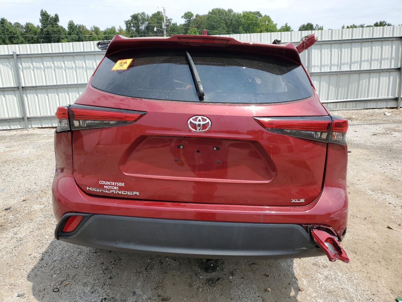 2022 Toyota Highlander Xle VIN: 5TDGZRAH2NS097946 Lot: 67493414