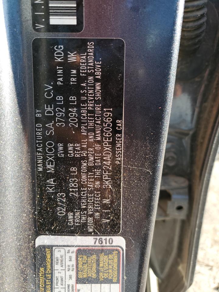 3KPF24ADXPE605691 2023 Kia Forte Lx