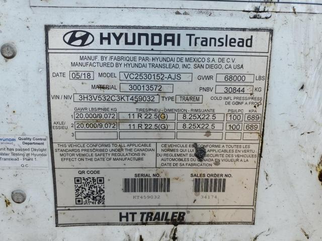2019 HYUNDAI HT PLATE V