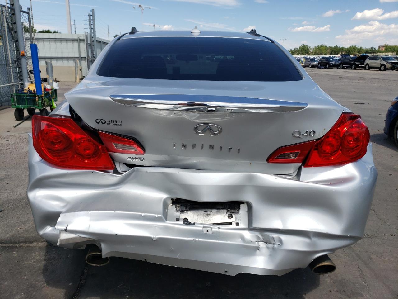 2015 Infiniti Q40 VIN: JN1CV6AR6FM522912 Lot: 70523174