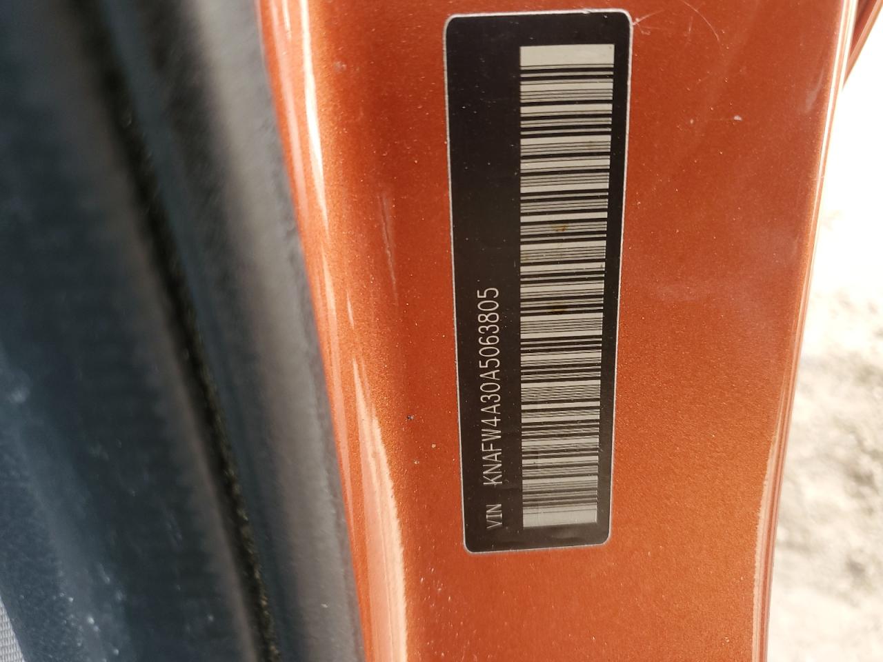 2010 Kia Forte Sx VIN: KNAFW4A30A5063805 Lot: 68659214