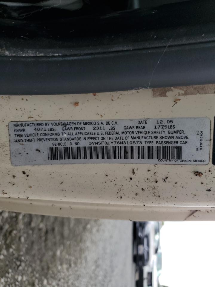 2006 Volkswagen New Beetle Convertible Option Package 2 VIN: 3VWSF31Y76M310873 Lot: 68187404