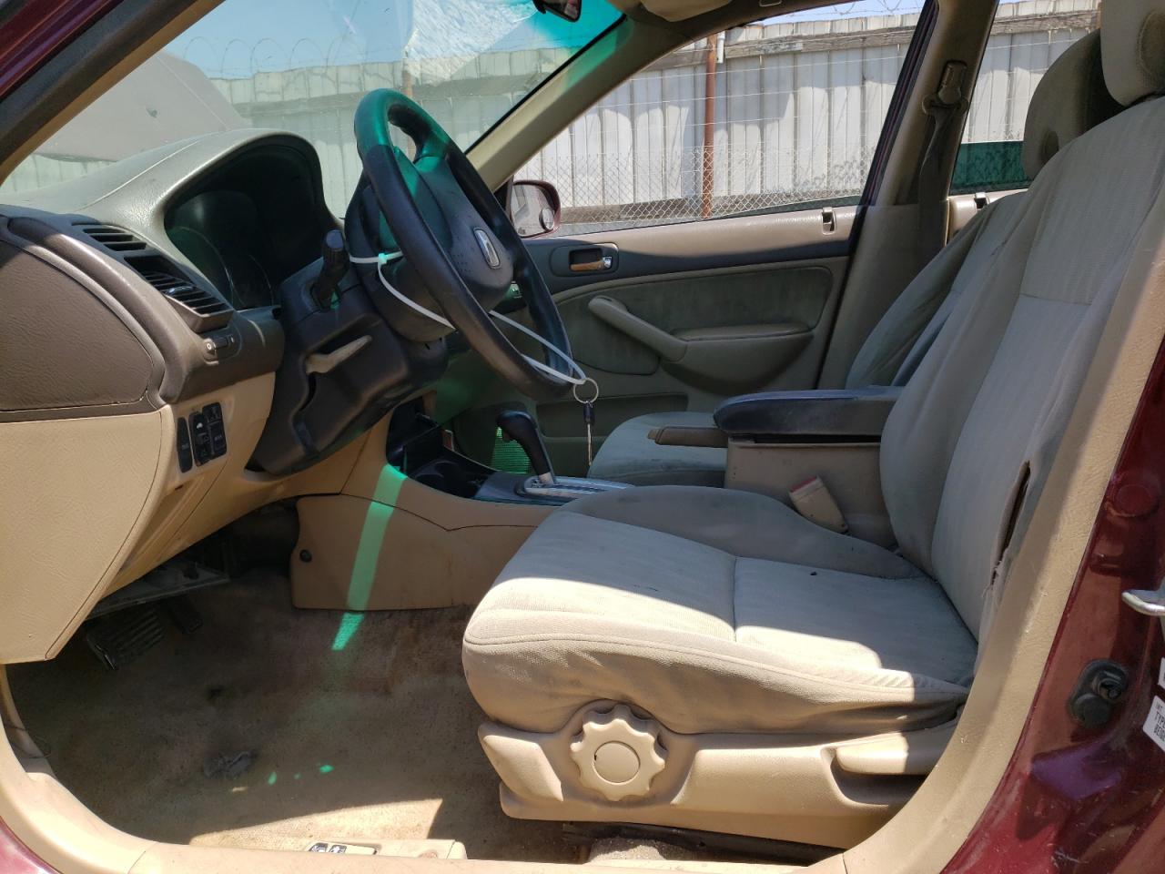 2003 Honda Civic Ex VIN: 2HGES26783H554923 Lot: 66210434