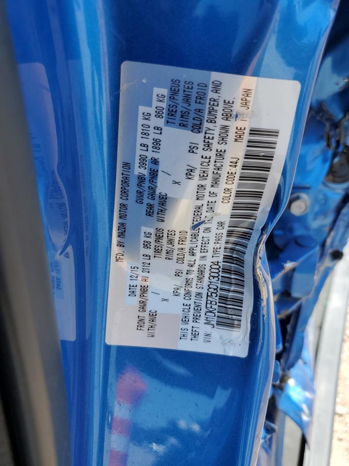 2016 Mazda Cx-3 Sport VIN: JM1DKFB75G0130004 Lot: 64827294