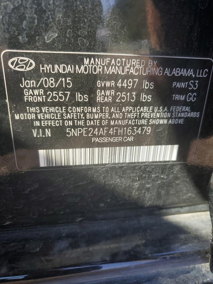 5NPE24AF4FH163479 2015 Hyundai Sonata Se