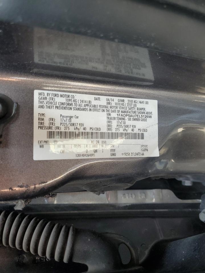 1FADP5AU7EL512698 2014 Ford C-Max Se