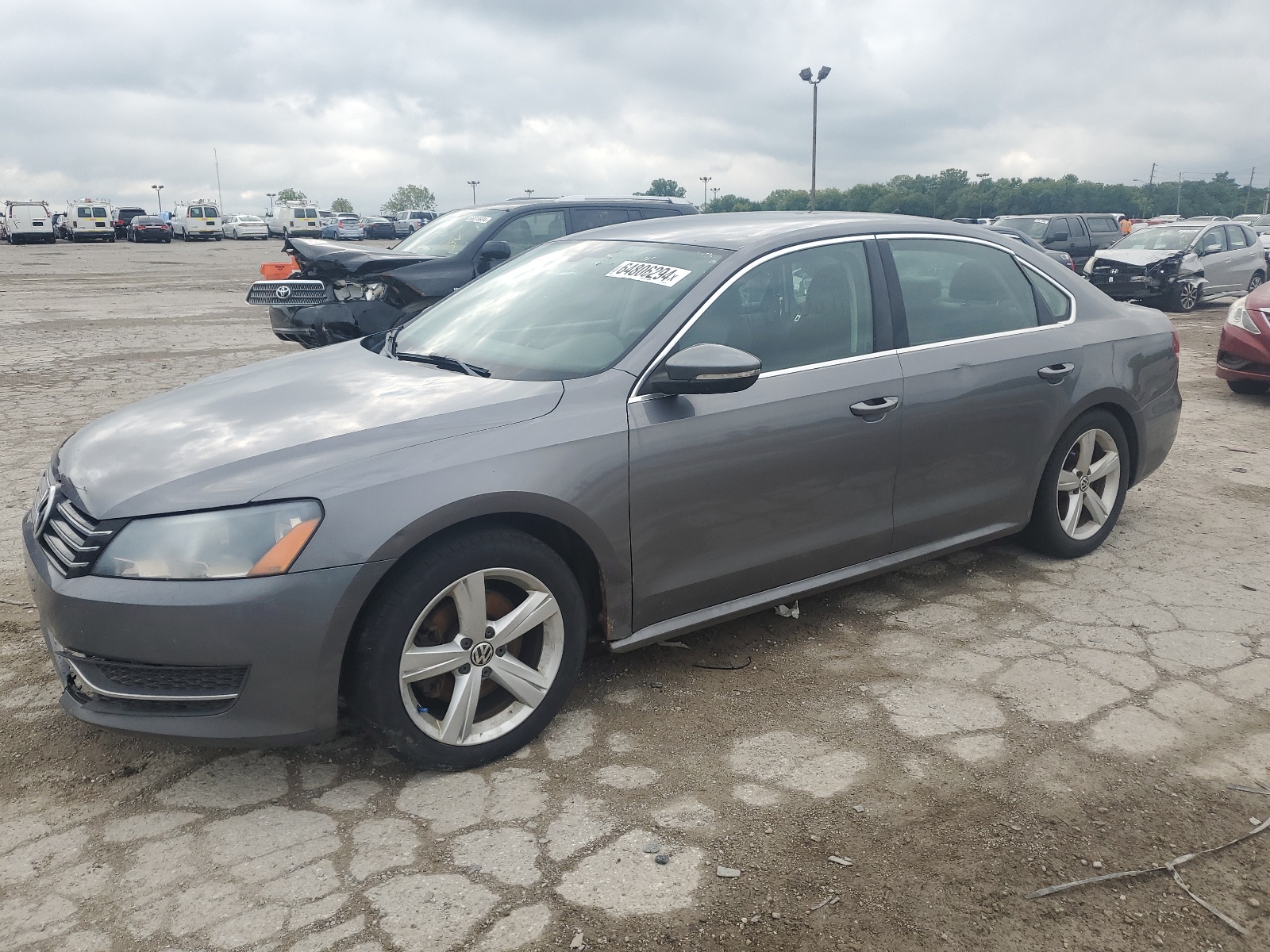 2012 Volkswagen Passat Se vin: 1VWBP7A30CC055716