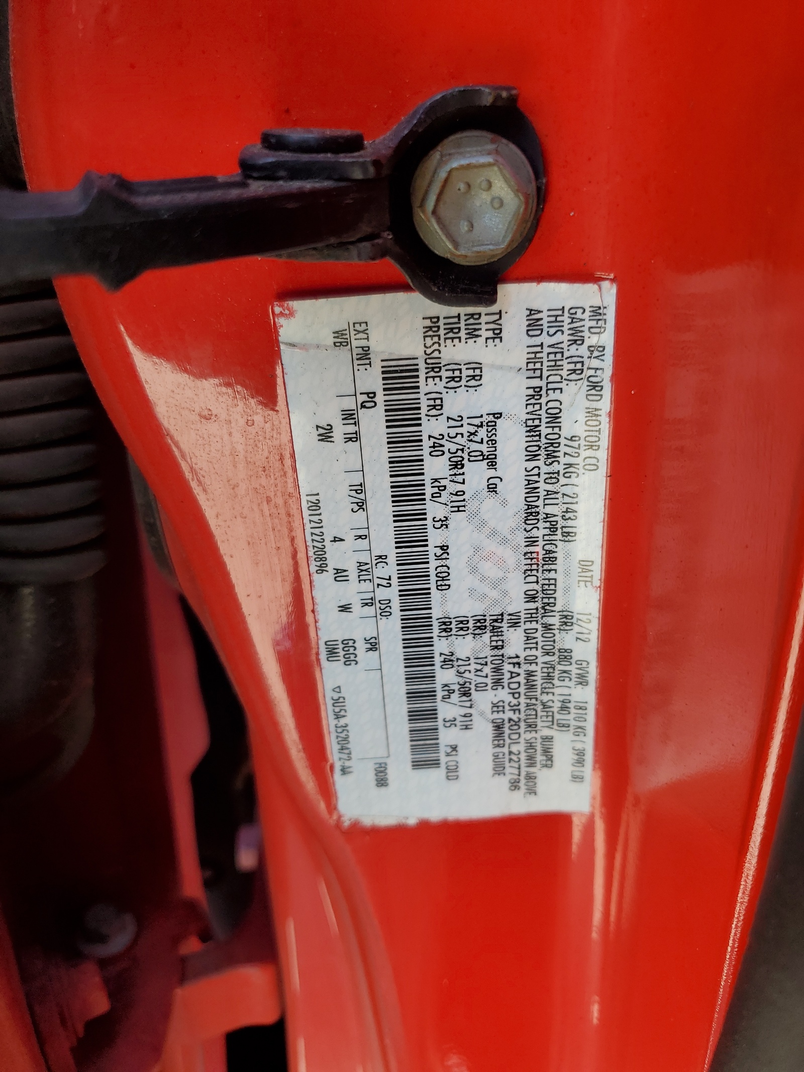 1FADP3F20DL227786 2013 Ford Focus Se