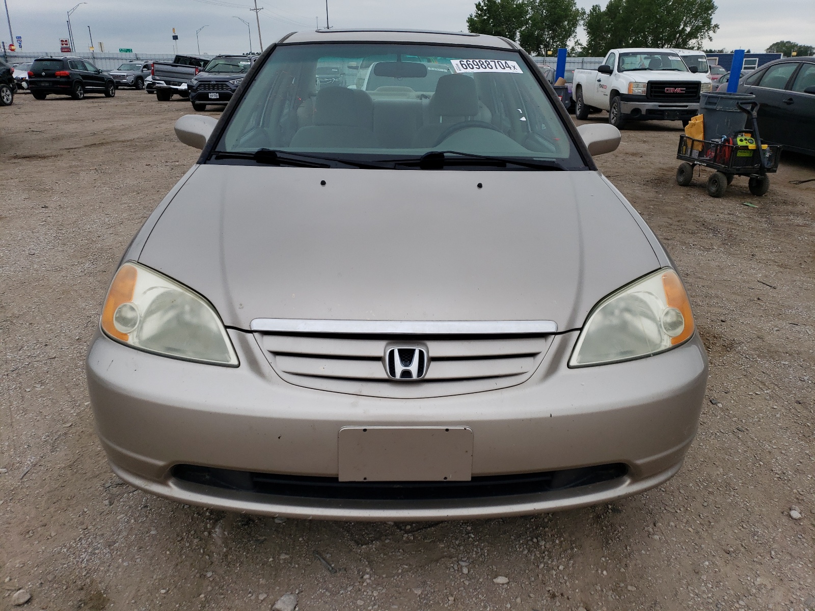 1HGES26771L075800 2001 Honda Civic Ex