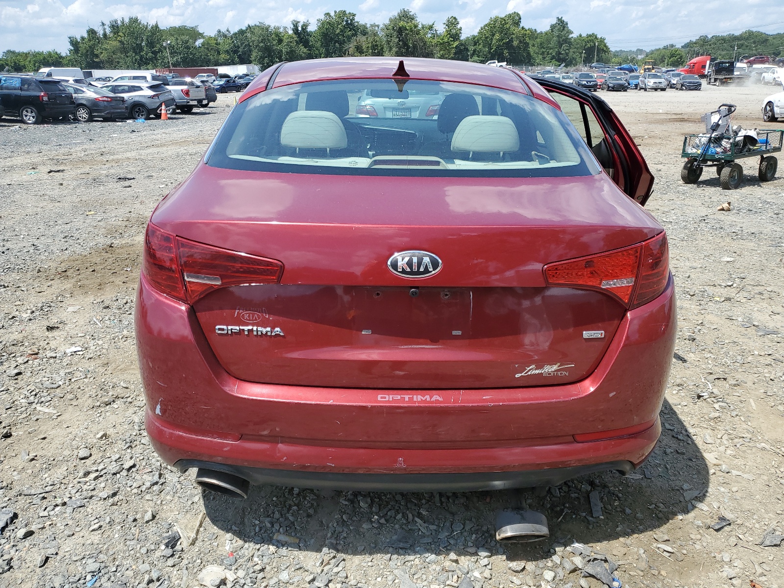 5XXGM4A70DG186617 2013 Kia Optima Lx