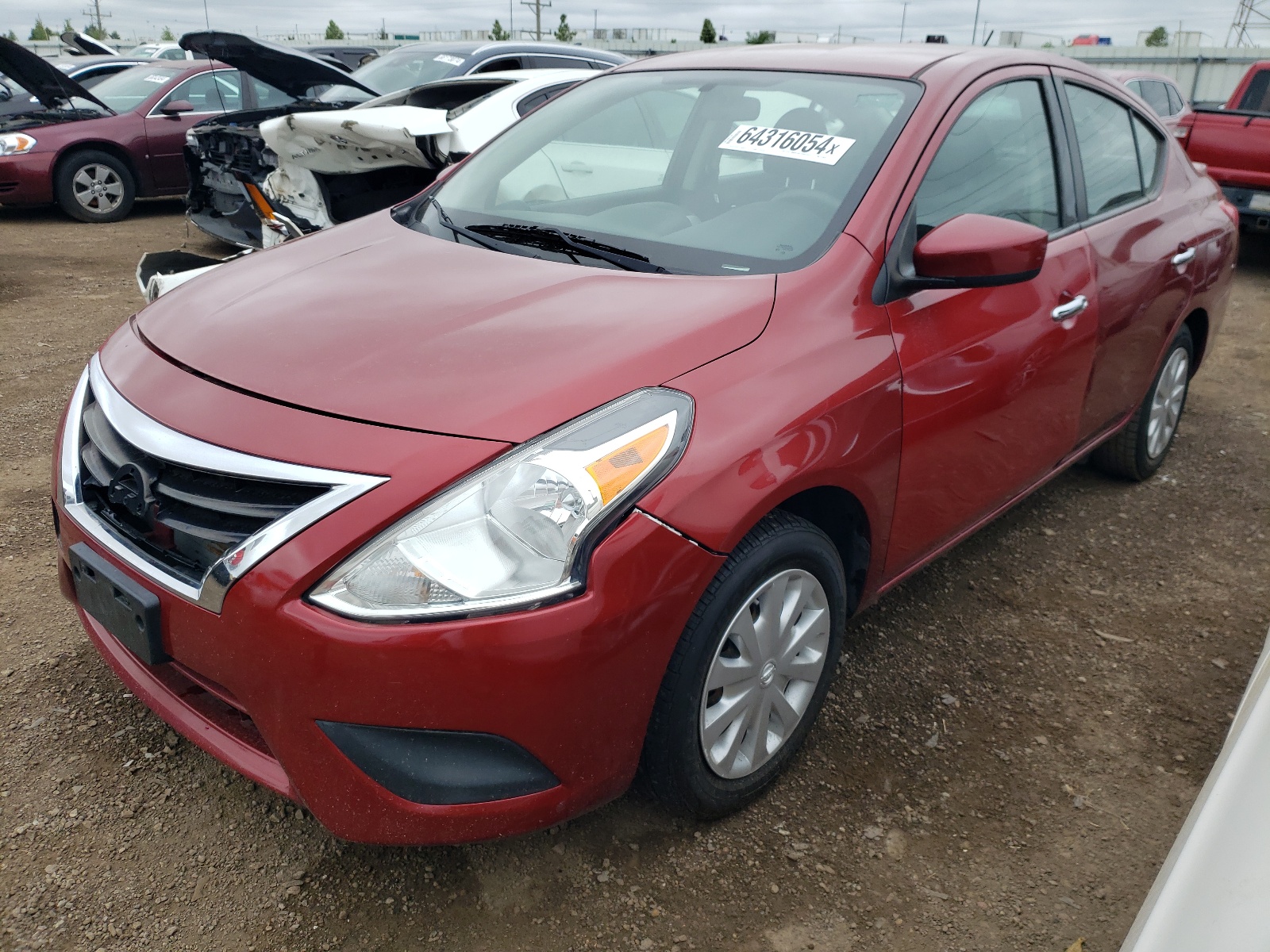 2016 Nissan Versa S vin: 3N1CN7AP4GL819645