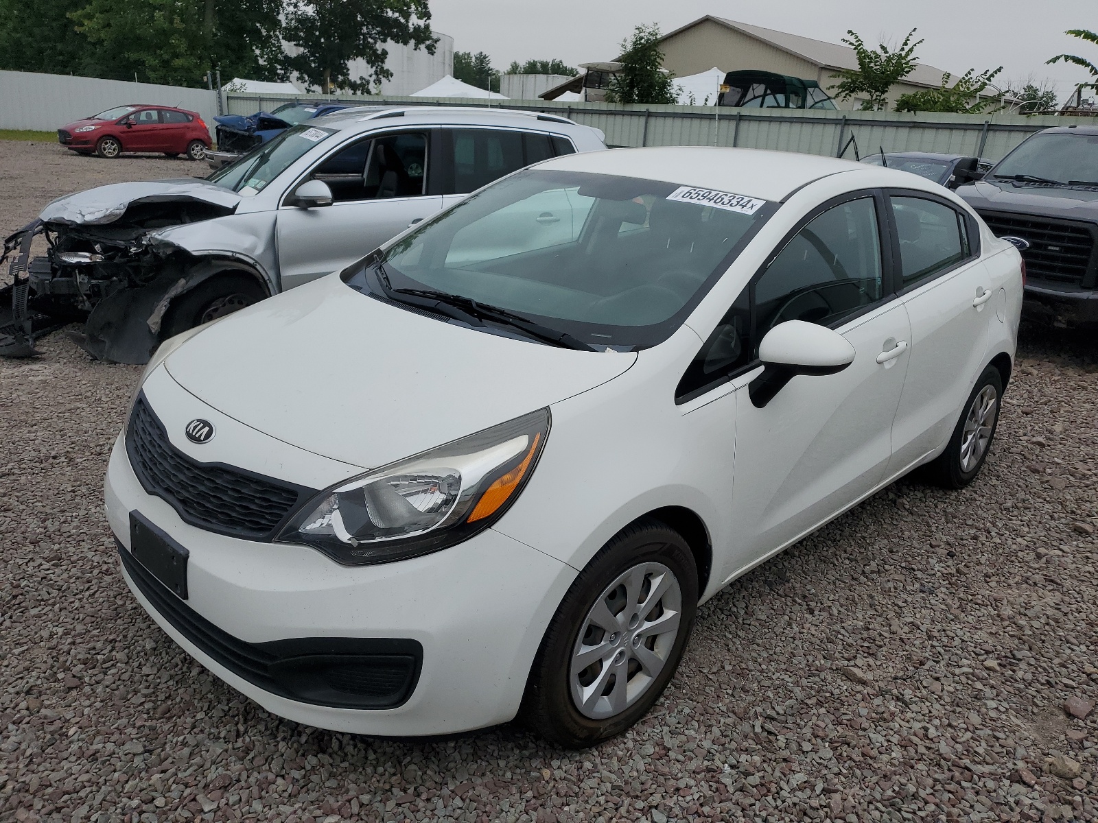 2015 Kia Rio Lx vin: KNADM4A35F6421222