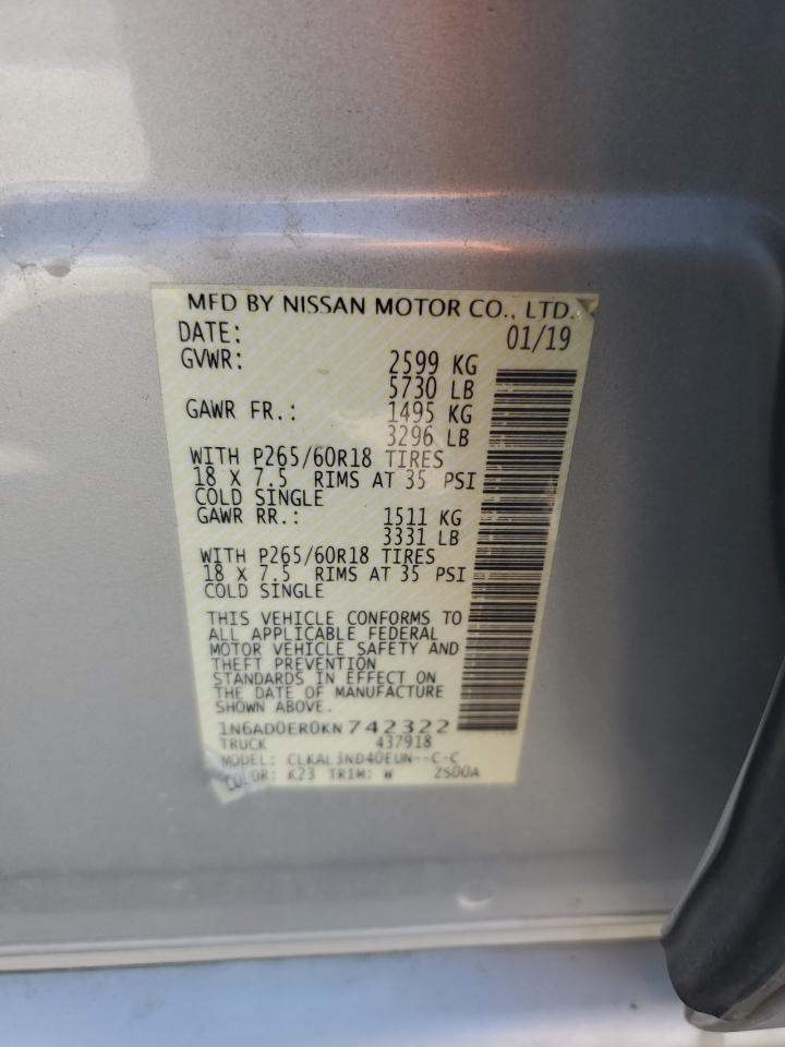 1N6AD0ER0KN742322 2019 NISSAN NAVARA - Image 14