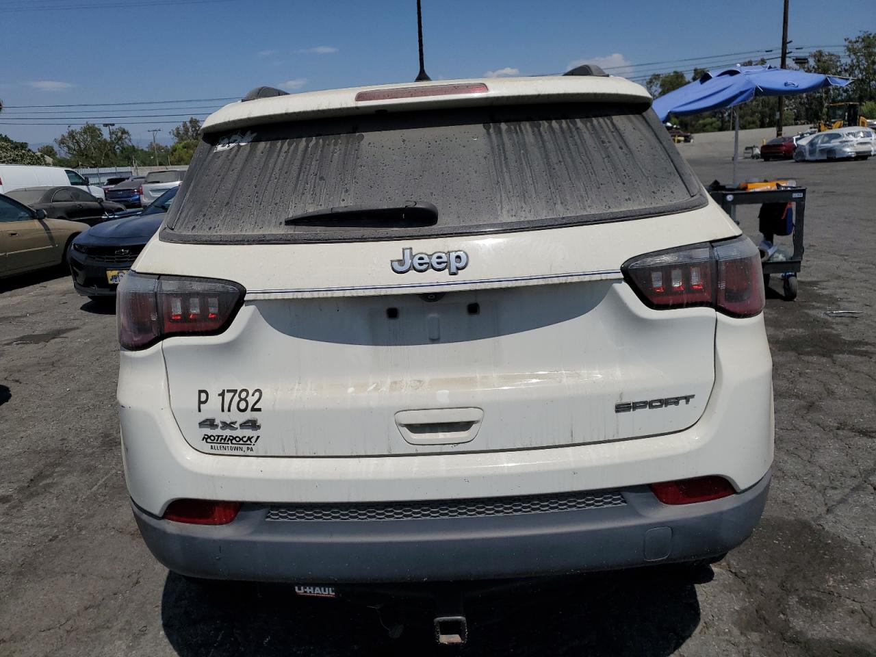 2018 Jeep Compass Sport VIN: 3C4NJDAB7JT191284 Lot: 66722094