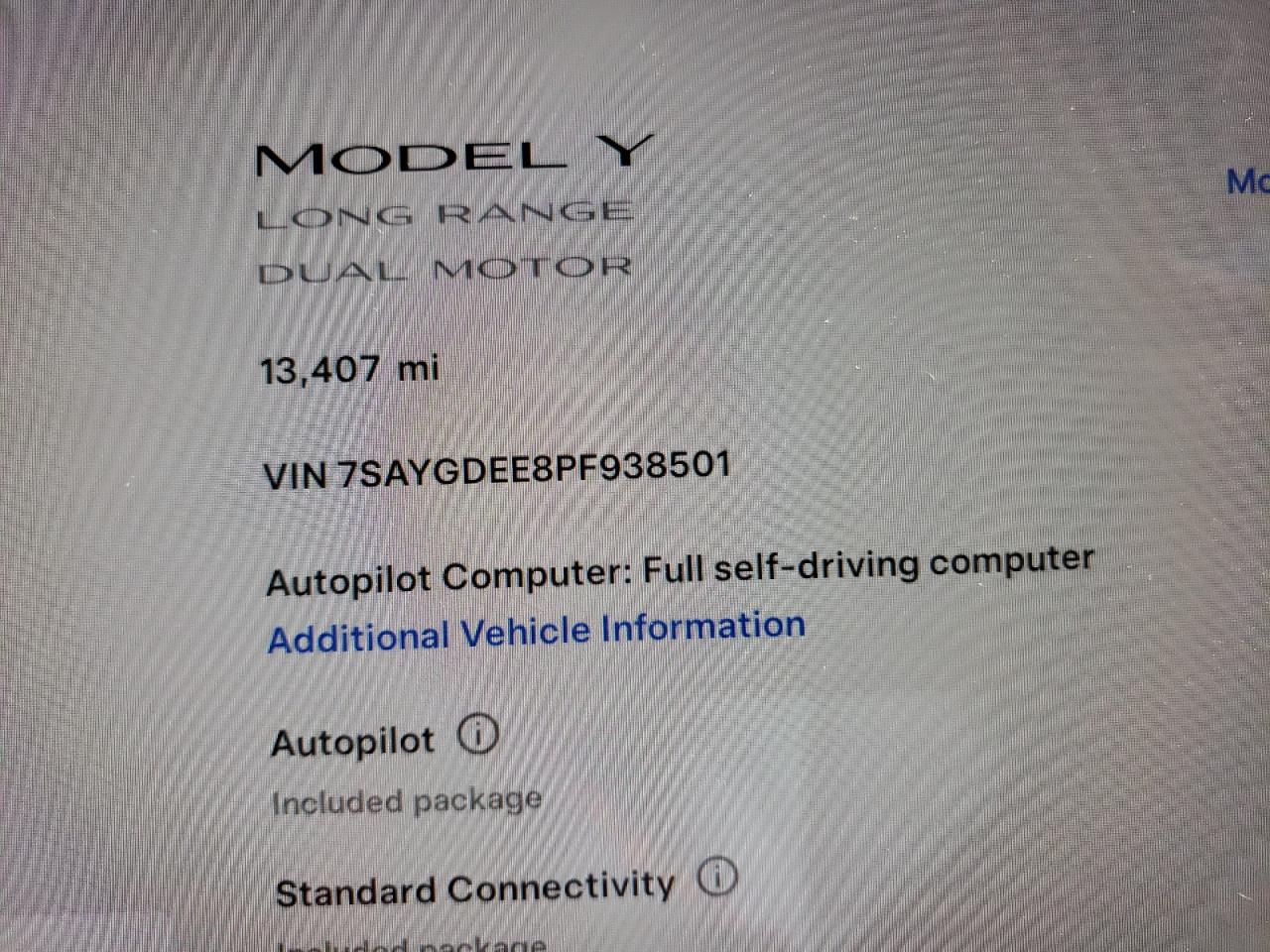 2023 Tesla Model Y VIN: 7SAYGDEE8PF938501 Lot: 68541964