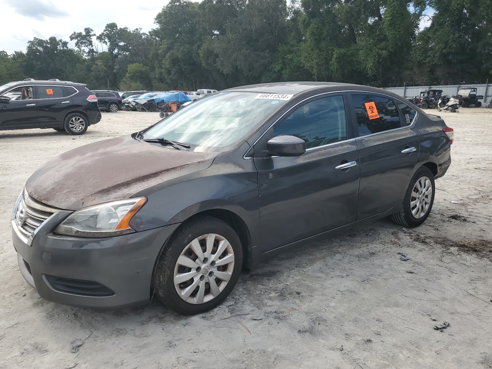 2014 Nissan Sentra S vin: 1N4AB7AP1EN854868