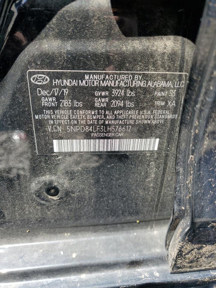 5NPD84LF3LH576612 2020 HYUNDAI ELANTRA - Image 12