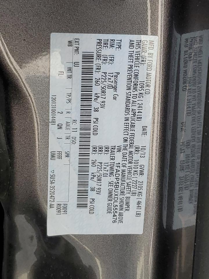 1FADP5BUXDL555476 2013 Ford C-Max Sel