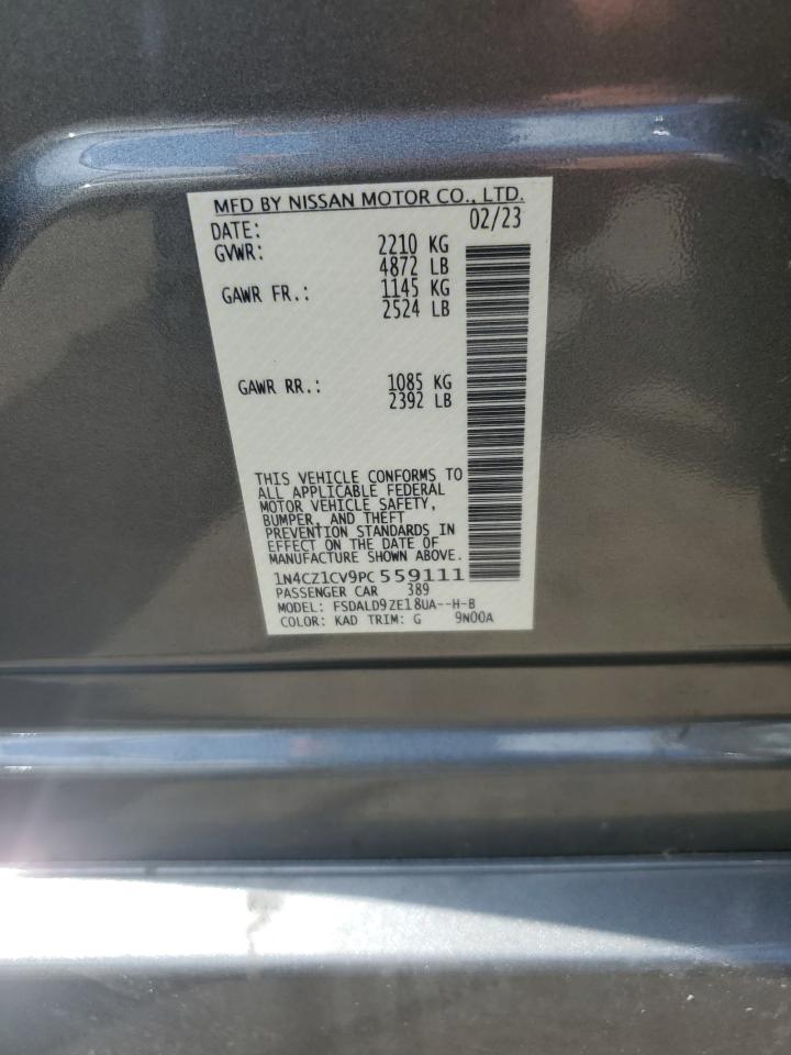 2023 Nissan Leaf Sv Plus VIN: 1N4CZ1CV9PC559111 Lot: 63755654