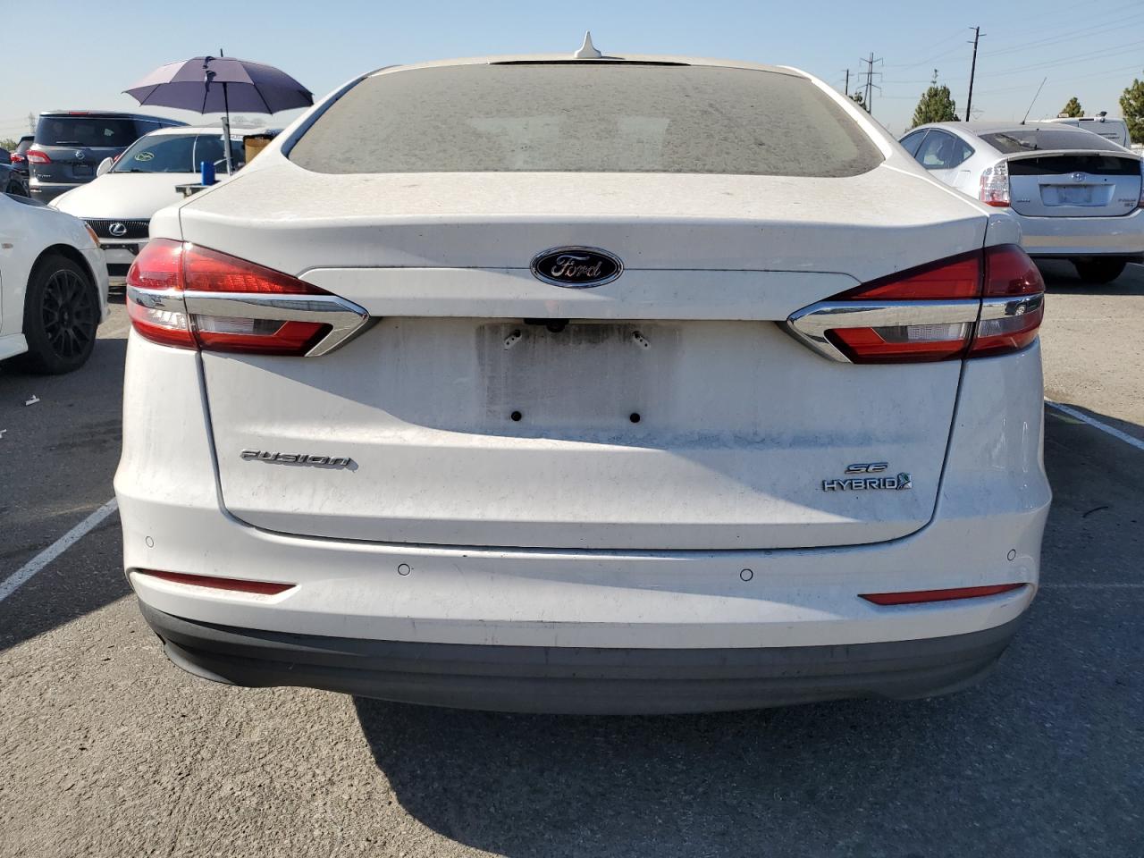 2019 Ford Fusion Se VIN: 3FA6P0LU4KR188955 Lot: 66038554