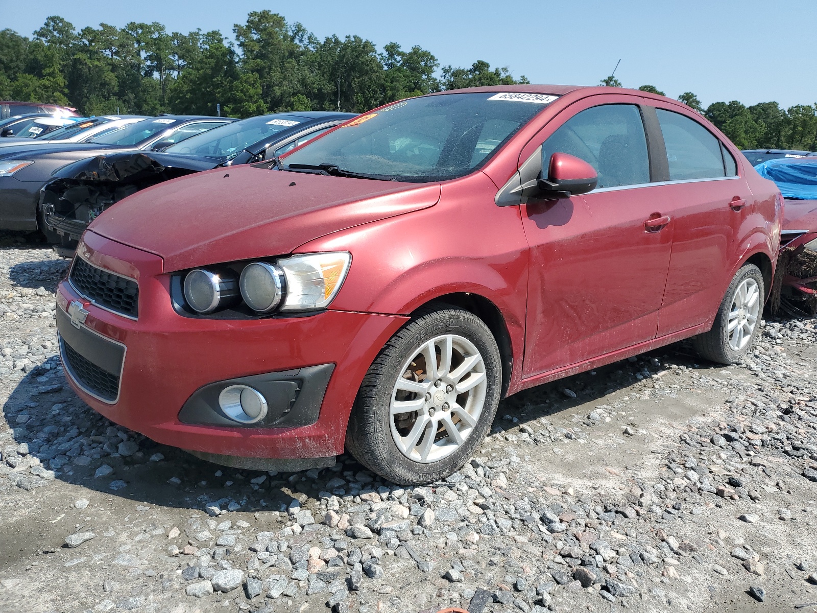 2012 Chevrolet Sonic Lt vin: 1G1JC5SHXC4228251