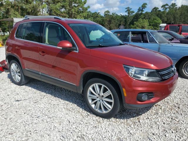  VOLKSWAGEN TIGUAN 2014 Червоний