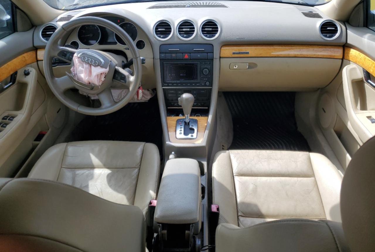 2009 Audi A4 3.2 Cabriolet Quattro VIN: WAUDH48H69K002989 Lot: 65382084