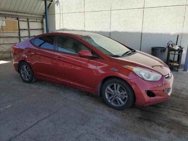  HYUNDAI ELANTRA 2013 Czerwony