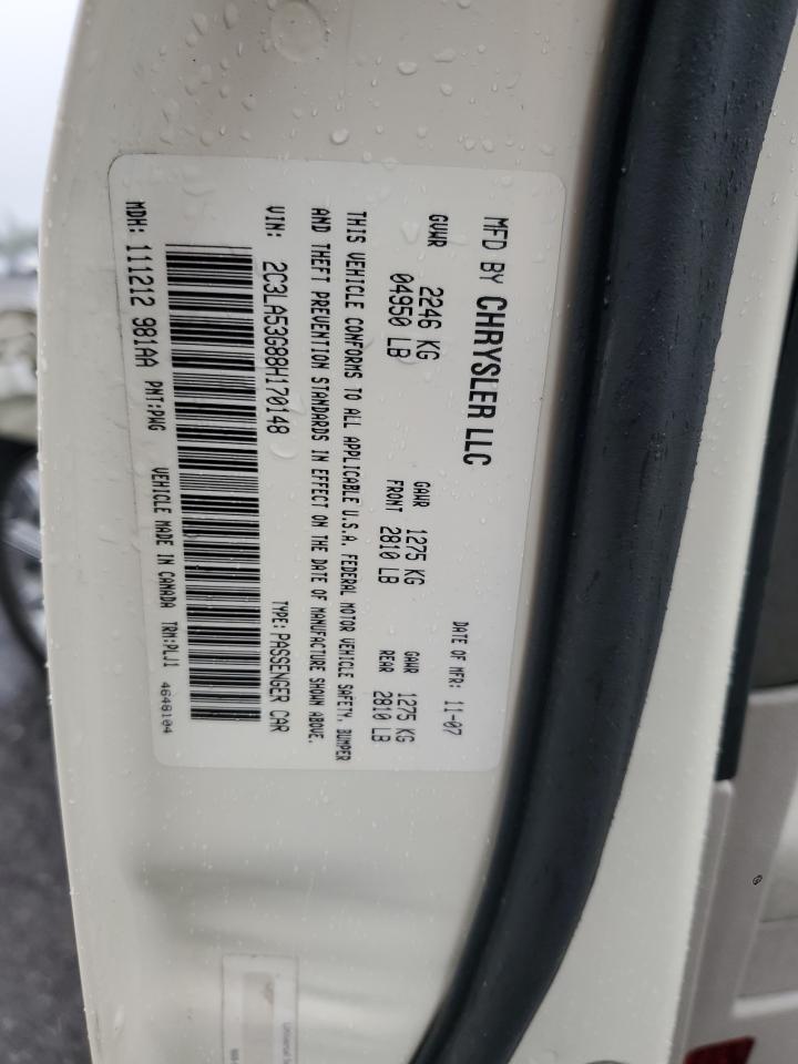 2008 Chrysler 300 Touring VIN: 2C3LA53G88H170148 Lot: 66545704