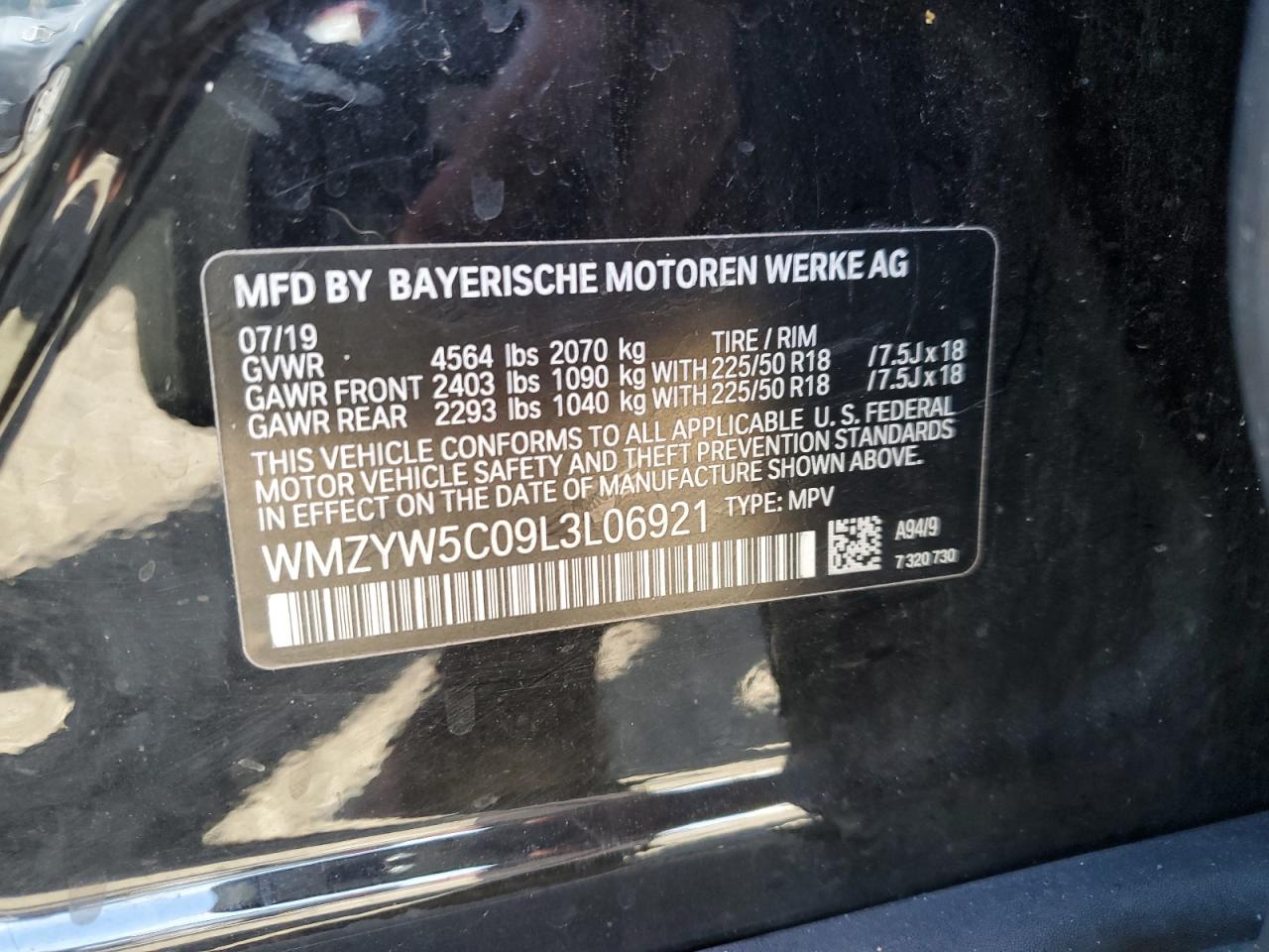 2020 Mini Cooper Countryman All4 VIN: WMZYW5C09L3L06921 Lot: 67276224