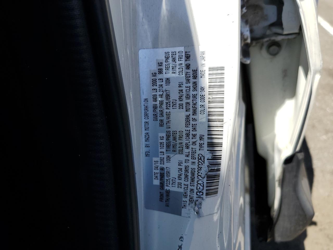 JM3KE2CY2G0802252 2016 MAZDA CX-5 - Image 14