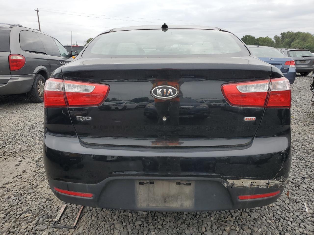 2012 Kia Rio Lx VIN: KNADM4A37C6086931 Lot: 66381574