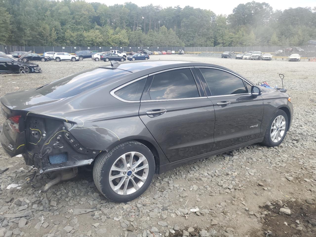 2019 Ford Fusion Sel VIN: 3FA6P0MU1KR168872 Lot: 68819814