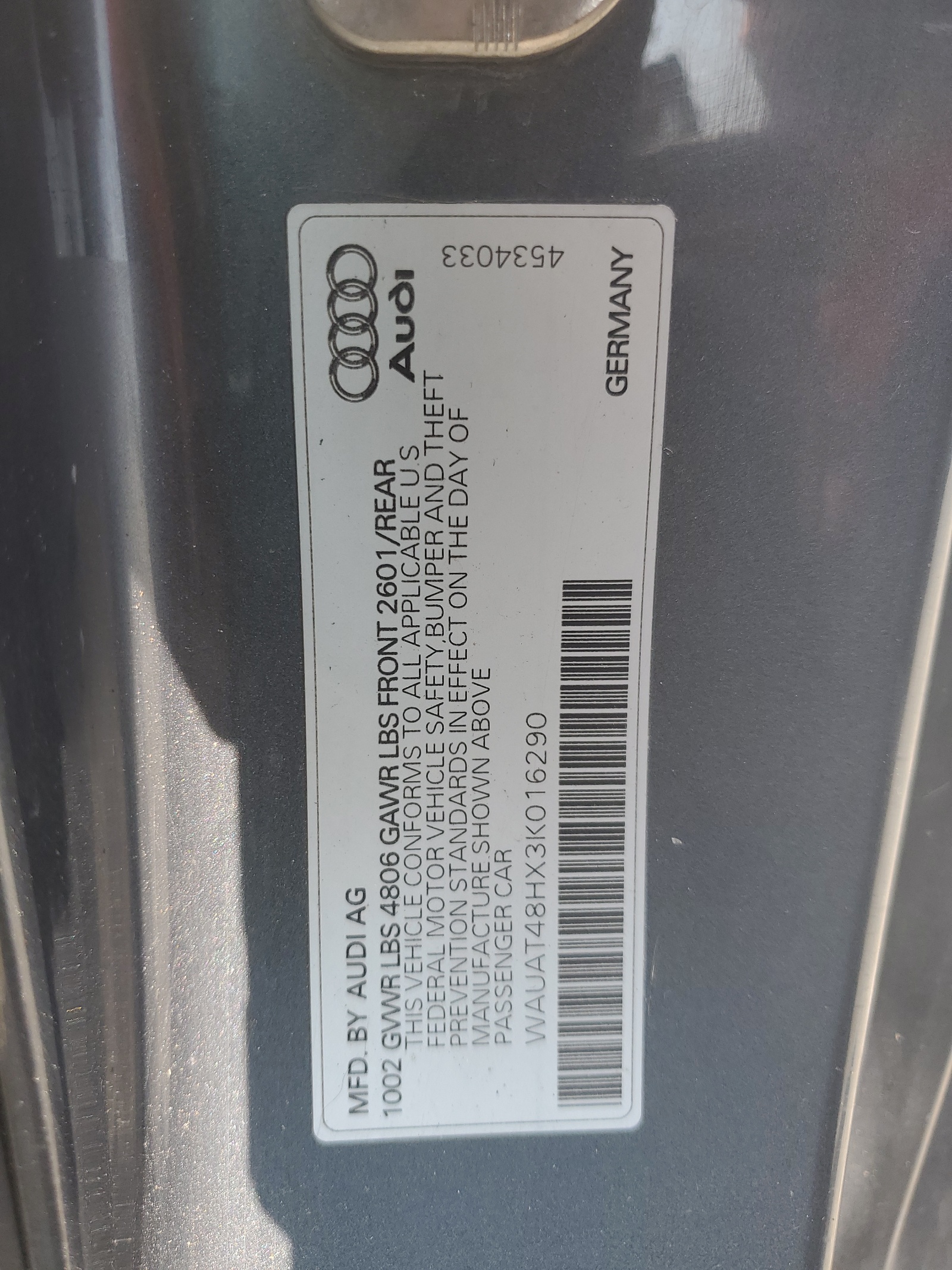 WAUAT48HX3K016290 2003 Audi A4 3.0 Cabriolet