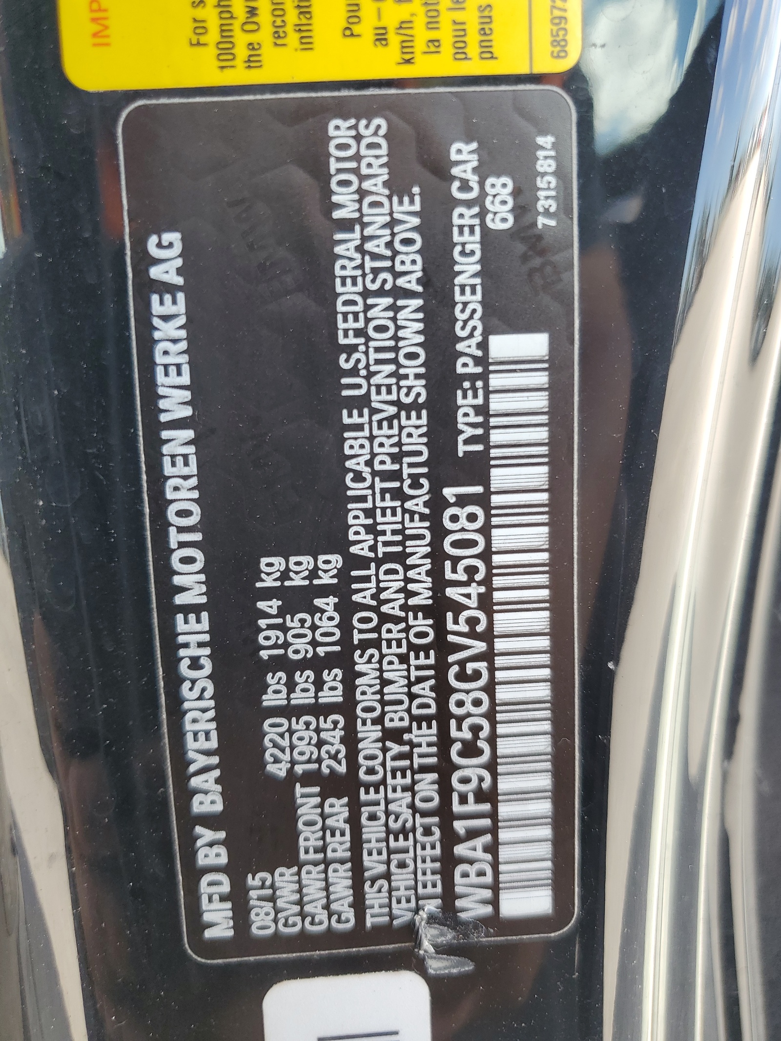 2016 BMW 228 I Sulev vin: WBA1F9C58GV545081