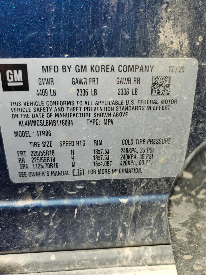 KL4MMCSL6MB116094 2021 Buick Encore Gx Preferred