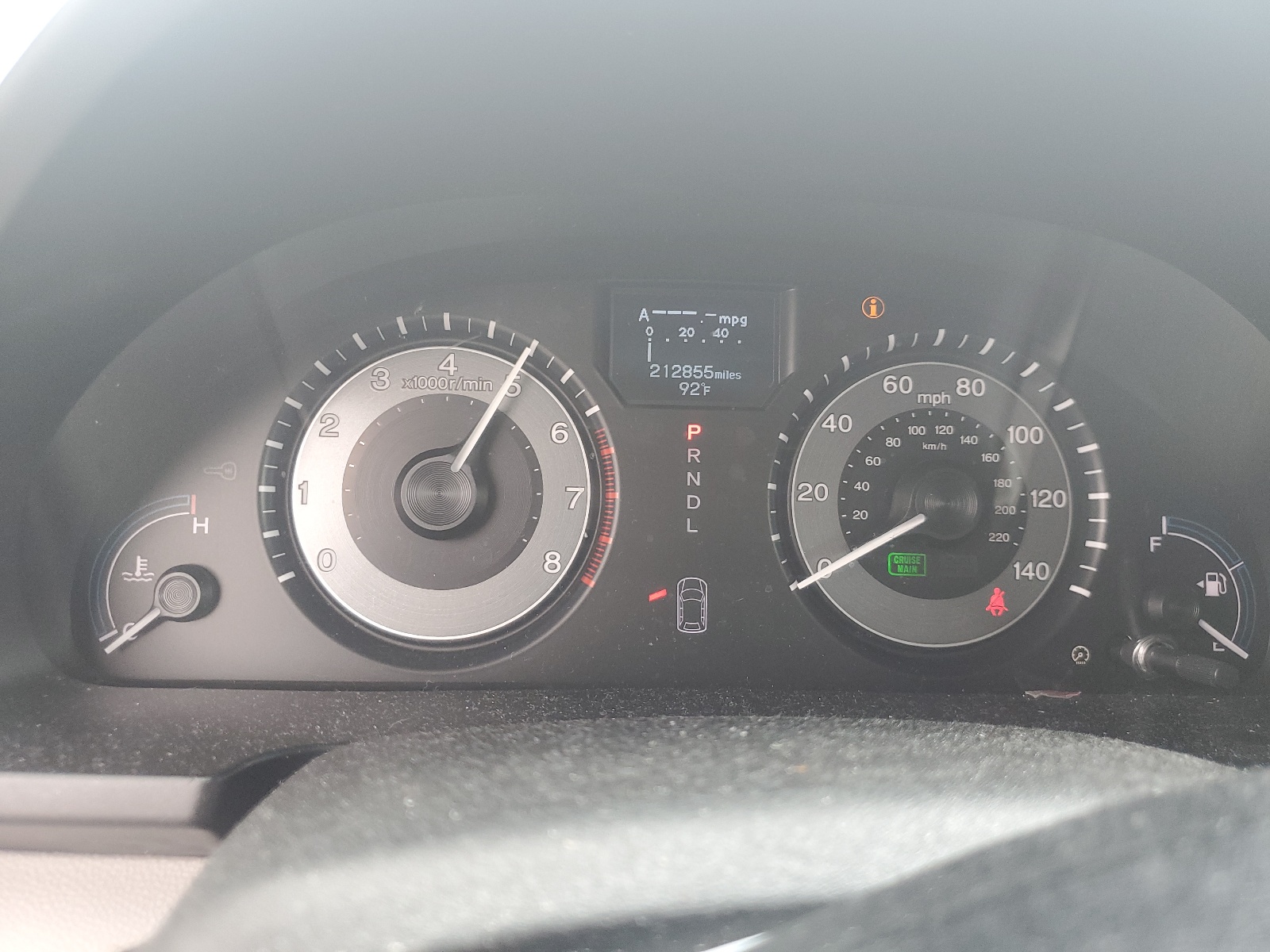 5FNRL5H91CB130566 2012 Honda Odyssey Touring