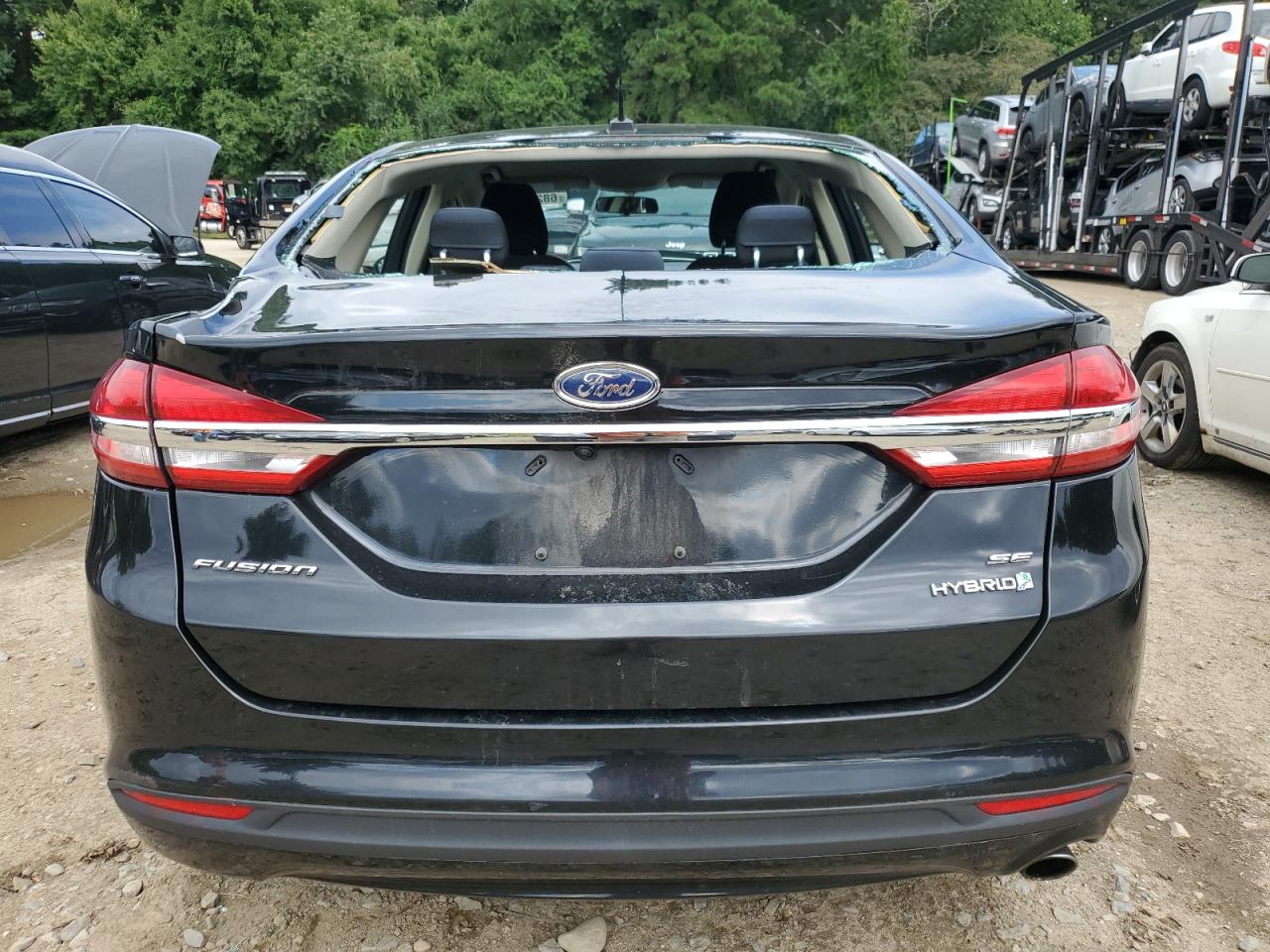 2018 Ford Fusion Se Hybrid VIN: 3FA6P0LU7JR116484 Lot: 68218944