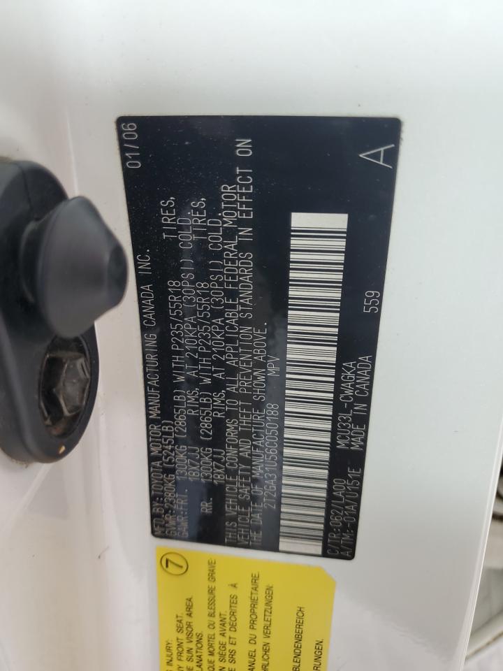 2006 Lexus Rx 330 VIN: 2T2GA31U56C050188 Lot: 65595324