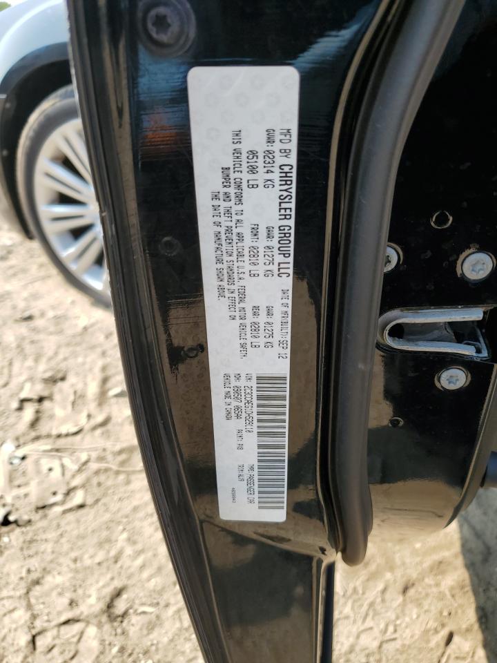 2013 Chrysler 300C VIN: 2C3CCAEG1DH529110 Lot: 67605184