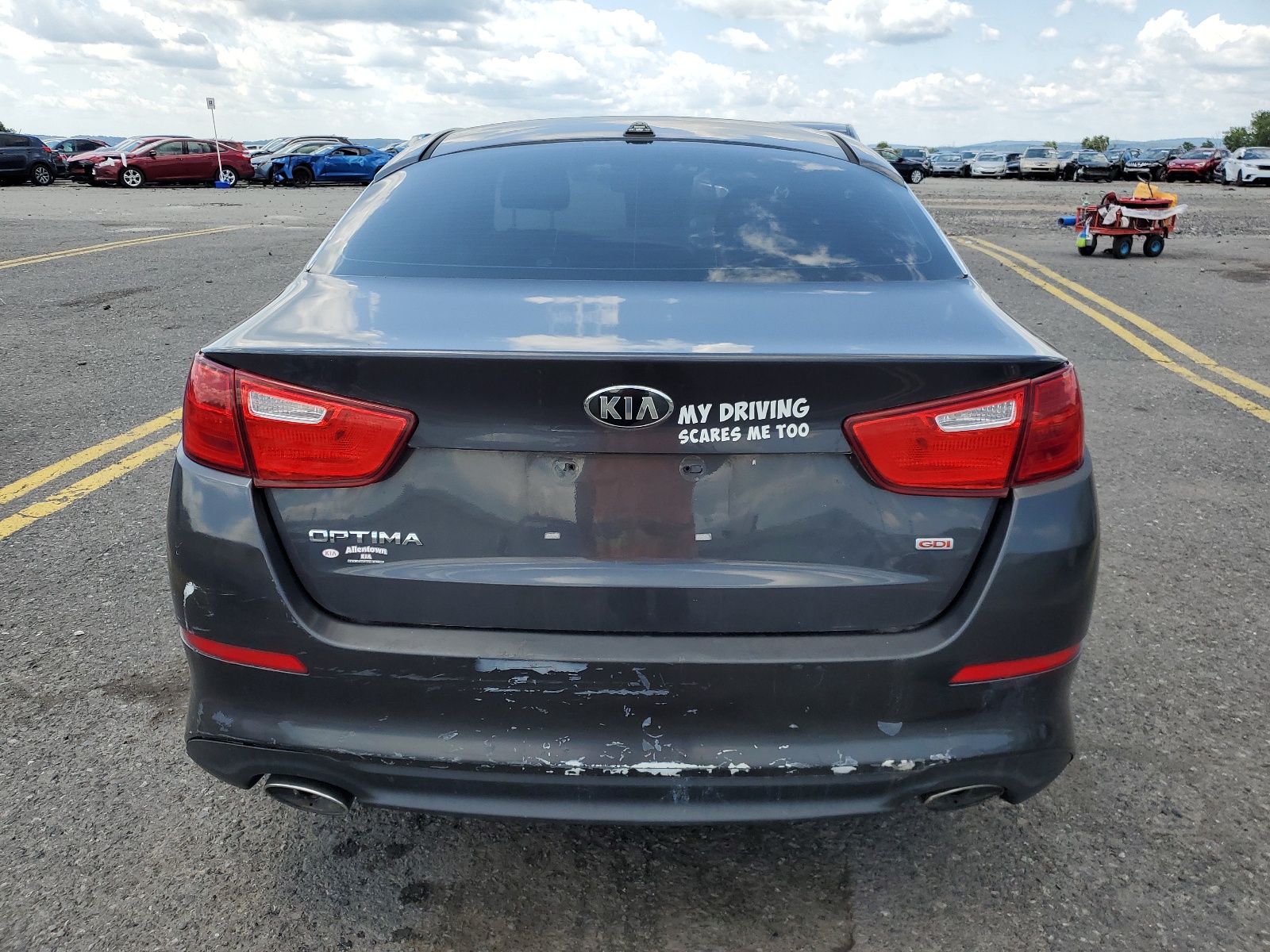 2015 Kia Optima Lx vin: 5XXGM4A72FG426639