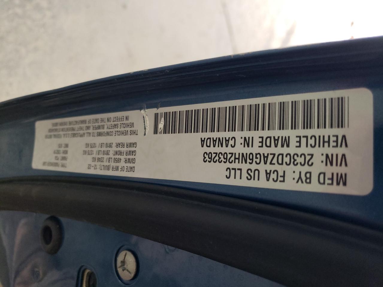 2022 Dodge Challenger Sxt VIN: 2C3CDZAG6NH263263 Lot: 68537714