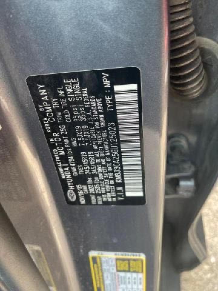 2016 Hyundai Tucson Limited VIN: KM8J3CA25GU125023 Lot: 69699134