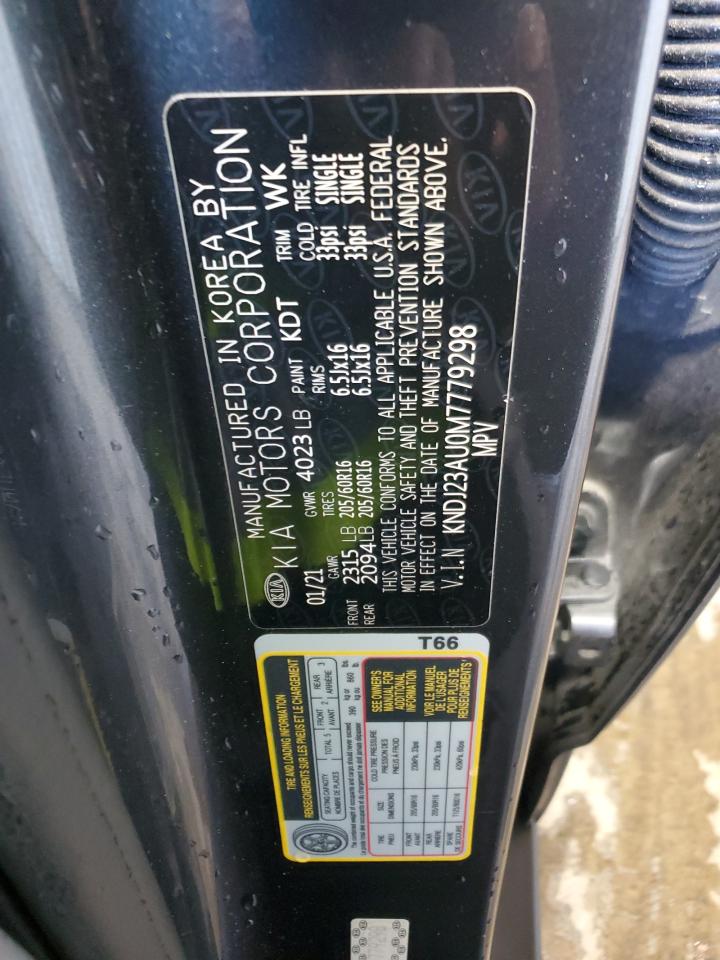 2021 Kia Soul Lx VIN: KNDJ23AU0M7779298 Lot: 66359394