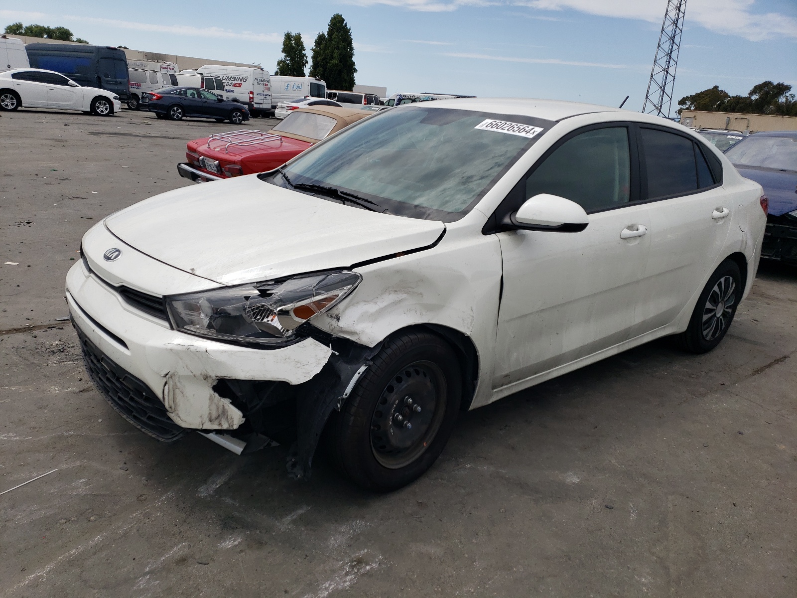 2021 Kia Rio Lx vin: 3KPA24AD7ME422545